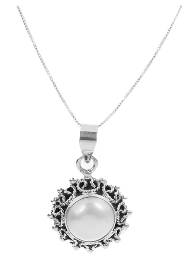 Dije Perla Grecas de Plata